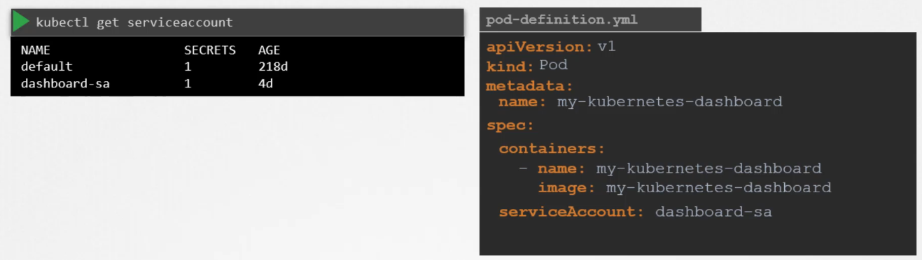 Custom Service Account